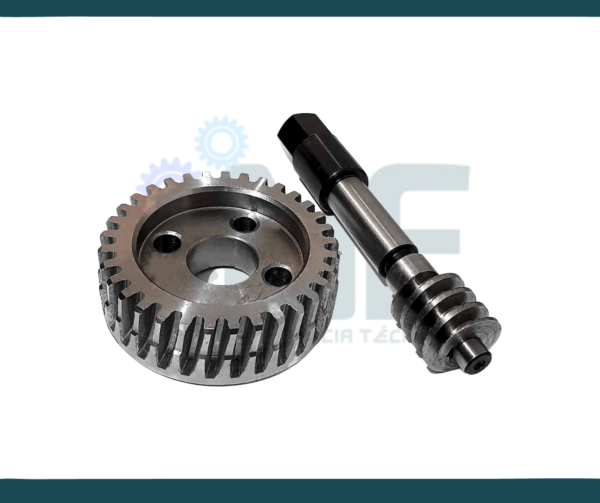 Conjunto eixo sem fim e engrenagem ISO30